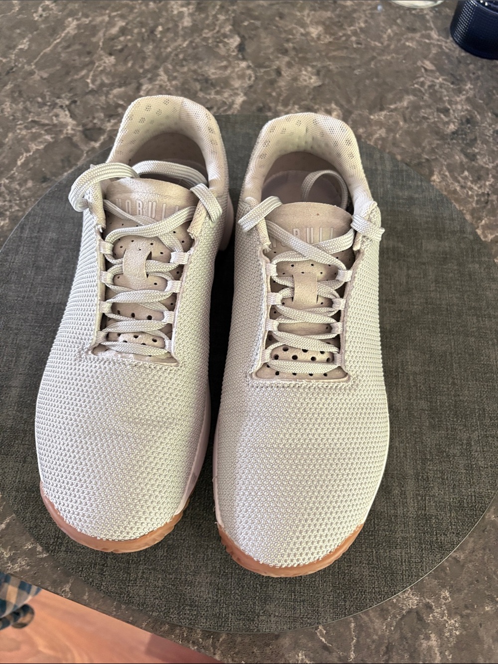 NOBULL Light Grey Sneakers with Gum Outsole